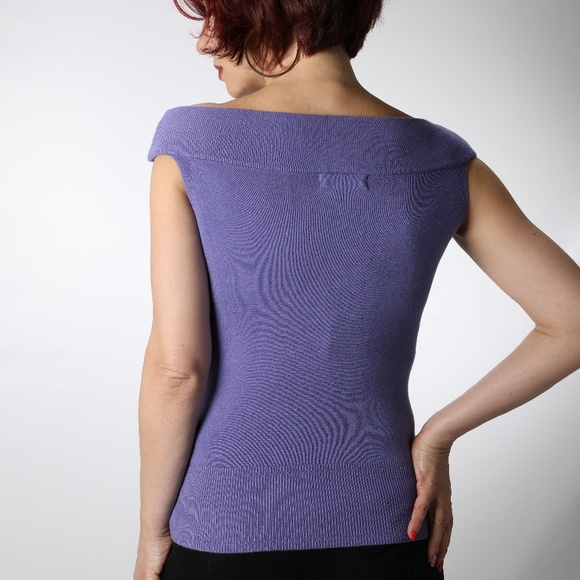 The LIMITED Violet sleeveless top  size XS - Picture 4 of 7